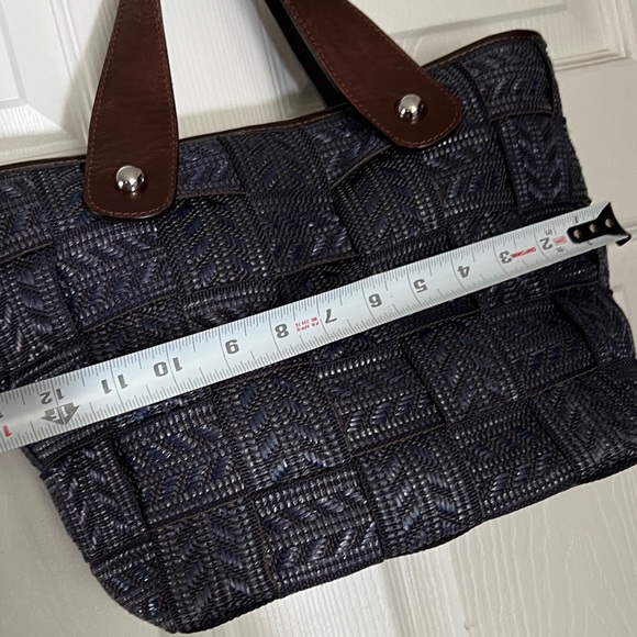 Alma Tonutti Elegant Black and Brown Women's Tote Bag - Picture 4 of 9